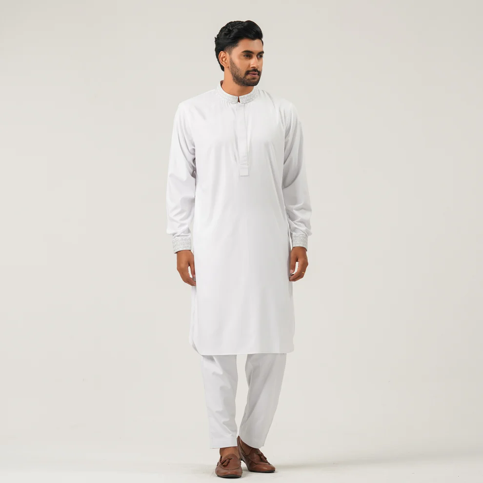 Mens White Kabli