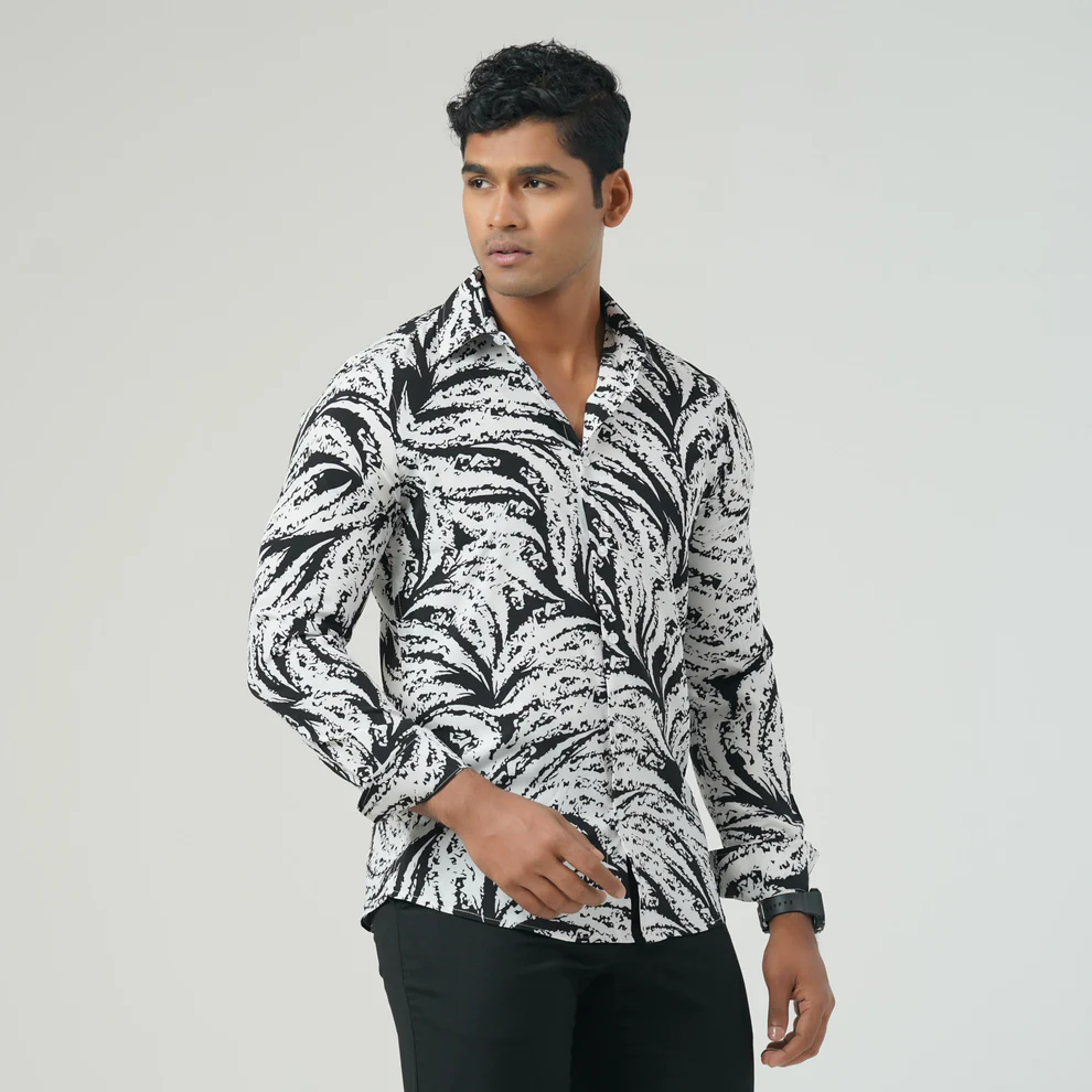 Mens White L/S Shirt