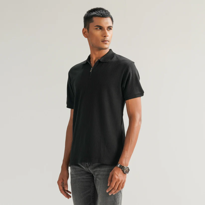 Mens KK Black Polo