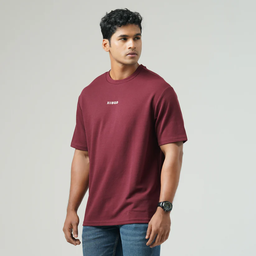Mens ST Maroon T-Shirt