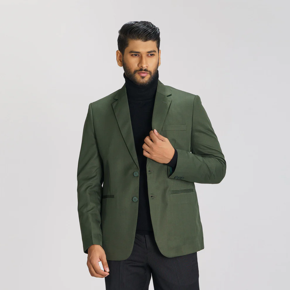 Mens Deep Green Blazer (S)